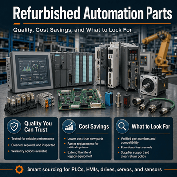 Refurbished Automation Parts: Quality, Cost Savings, and What to Look For