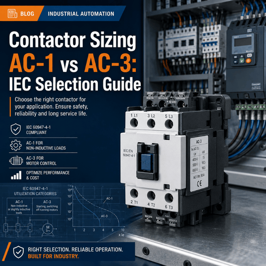 Contactor Sizing AC-1 vs AC-3: IEC Selection Guide – itrustbot