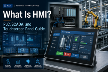 What Is HMI? PLC, SCADA, and Touchscreen Panel Guide